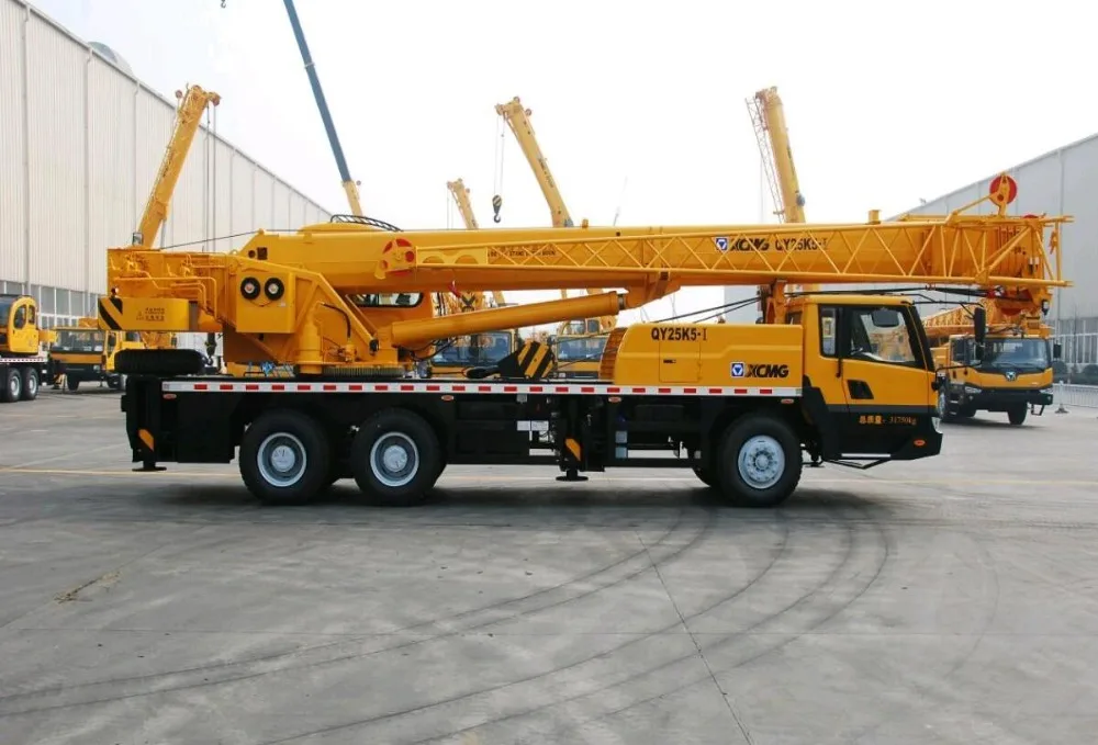 China manufacturer 25 ton mobile truck crane QY25K-II hydraulic arm crane for trucks