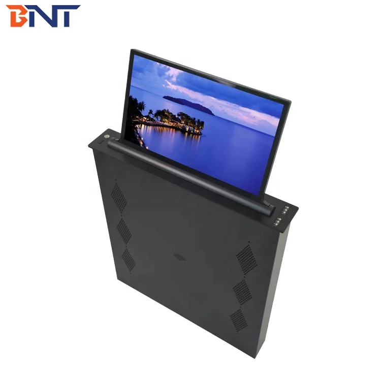 Ultrathin smart Electric monitor lift lcd monitor motorized tv lift for Conference System