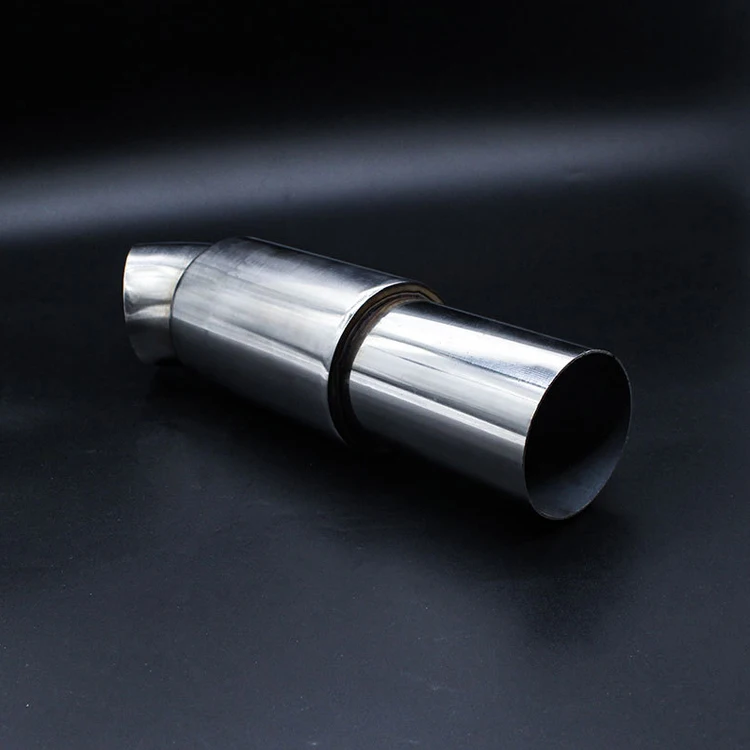 Sound modification drum car muffler exhaust pipe tail throat modified silencer 51mm/63mm caliber