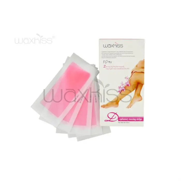 Waxkiss Wholesale Disposable Body ready to use cold wax strips for eyebrow hair removal
