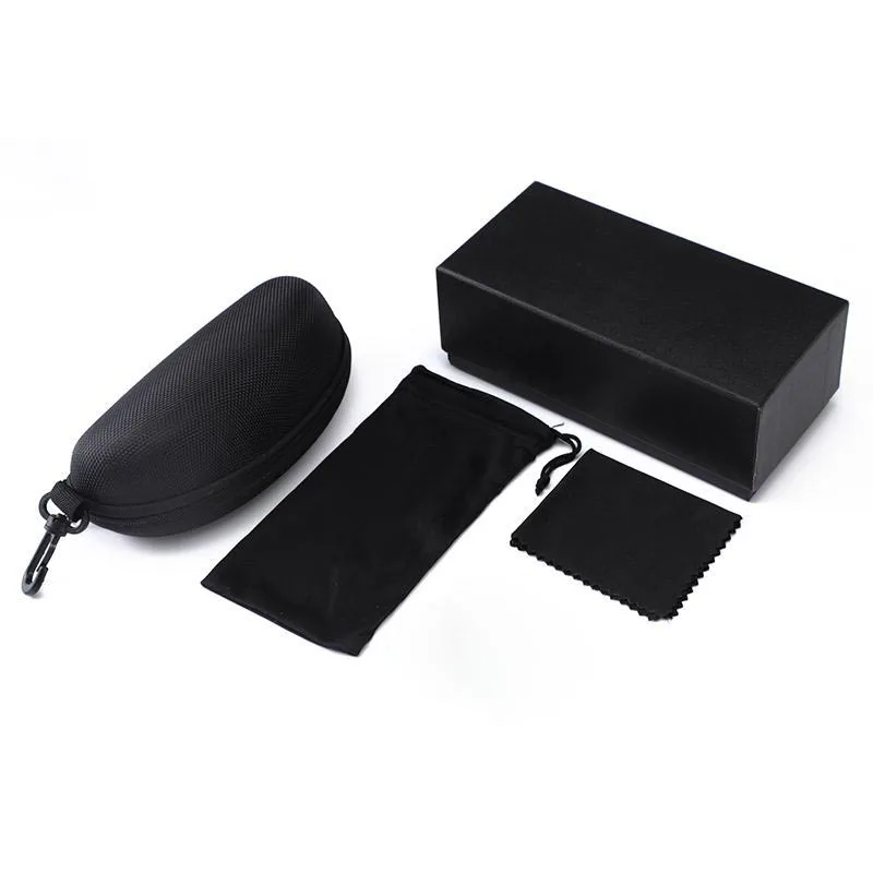 Fashion Portable Eva Hard Shell Shockproof Sport Sunglasses Case with Travel Zipper Carabiner Eyeglasses Case