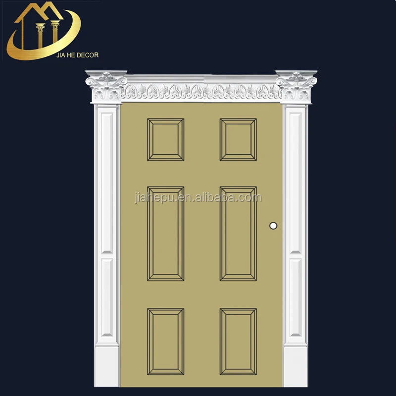 
customized paint antique bronze/copper color door frame moulding /panel moulding /roamn pilaster 