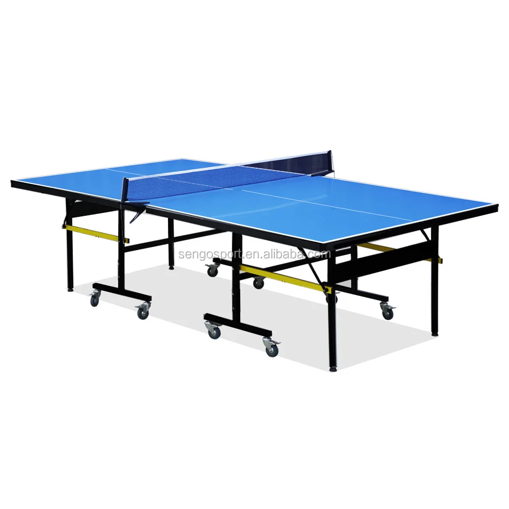 Hot wholesale outdoor Aluminum (ACP) table tennis table competition equipment blue table tennis paint