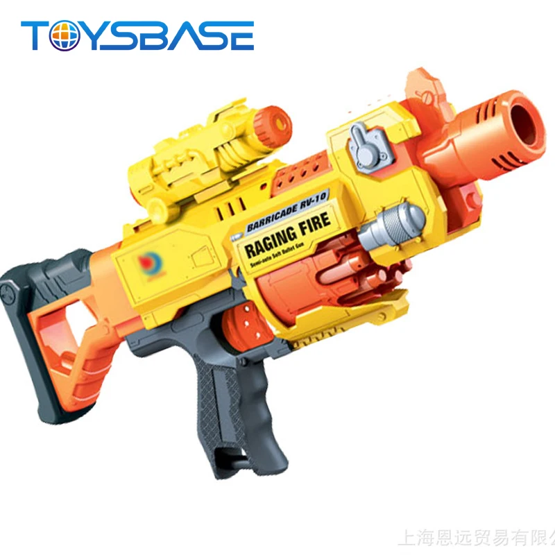 10 Pcs Toys Guns Soft Bullets Kids Playing Foam Dart Guns