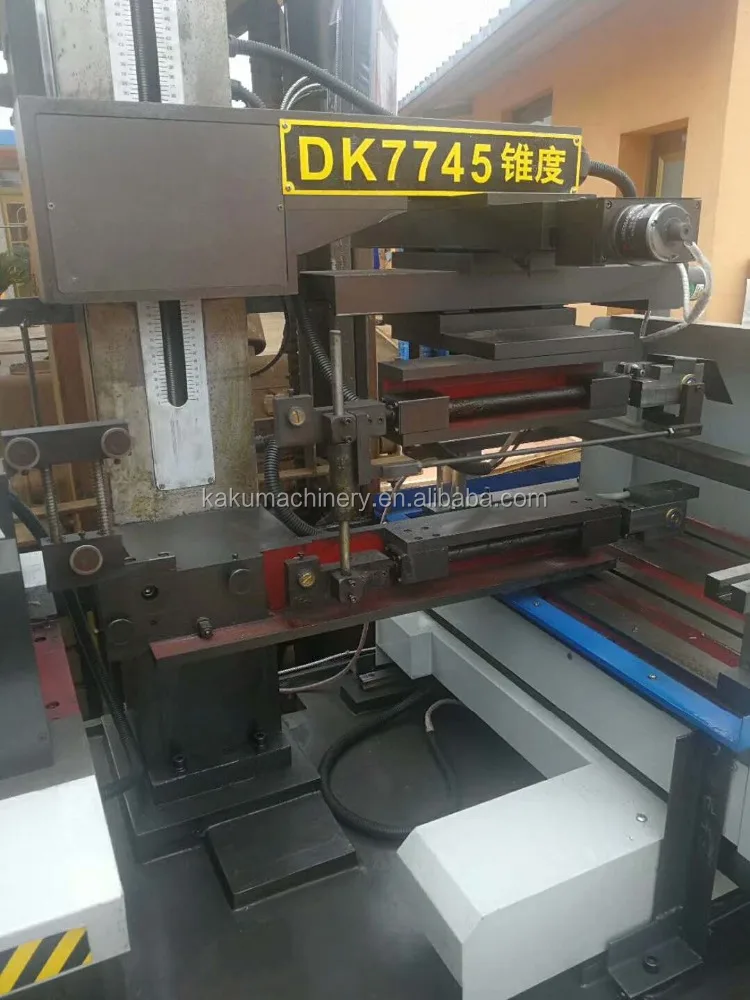 DK7745 CNC EDM Wire Cutting Machine with Vertical Cabinet Control
