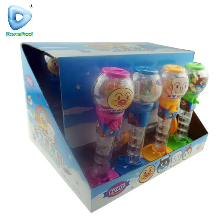 
New bouncing machine toy candy dispenser bounce ball 