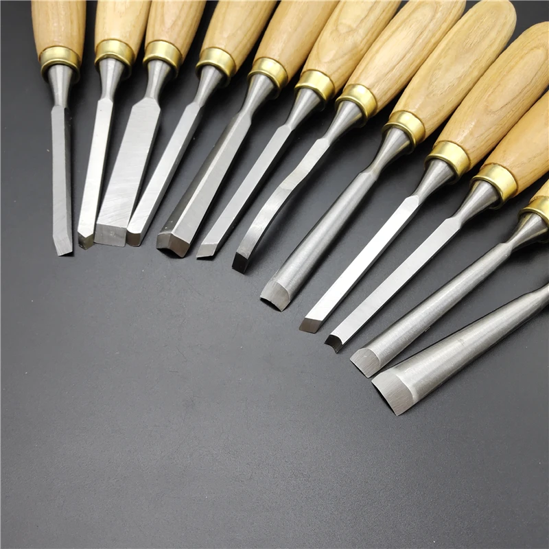 Premium 12pcs Crafting Chisel Tool Set For Wood Carving