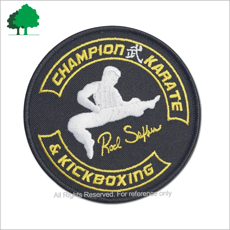 Direct factory custom high quality cheap taekwondo patches