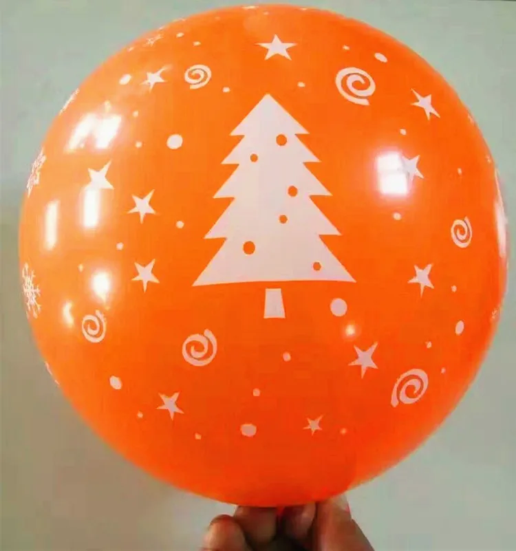 Wholesale 2024 Merry Christmas Party Decorate Balloon with Pump Sets Balon Matte Metallic Chrome Pastel Assorted