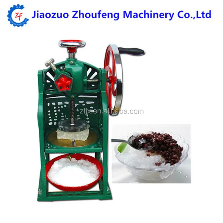 Manual ice shaving machine for drinks crushed ice machinery