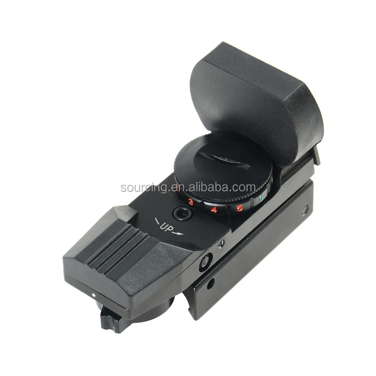 Тактическая голографическая сетка для оптики 4 дюйма 1x22x33 красно-зеленая точка прицельной формы с направляющей 11 мм и