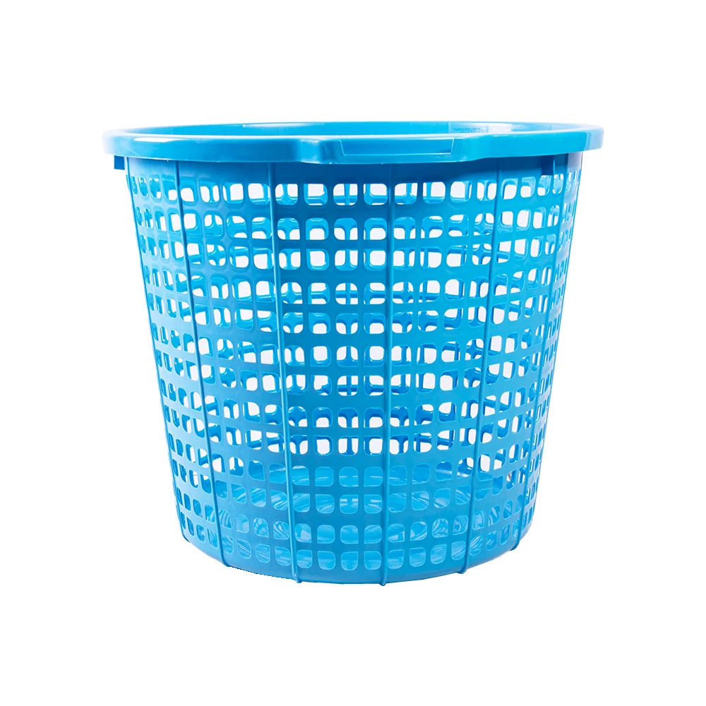 Malaysia Leading Wholesale Manufacturer Round Shape Plastic Laundry Clothes Washing Basket Suitable for Laundry Shop / House Use