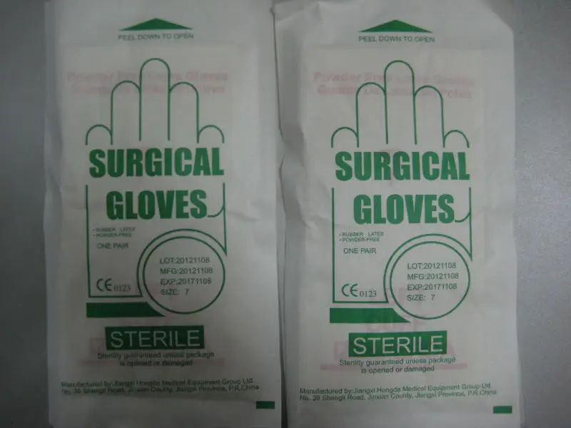 Одноразовые хирургические перчатки из латекса без порошка no.7factory AQL 1,5 CE/93/42/EEC