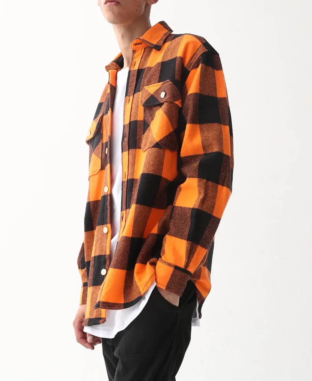 Men Flannel Plaid Shirt 100% Cotton 2020 Spring Autumn Casual Long Sleeve Shirt Soft Comfort Slim Fit Styles Brand Man Clothes