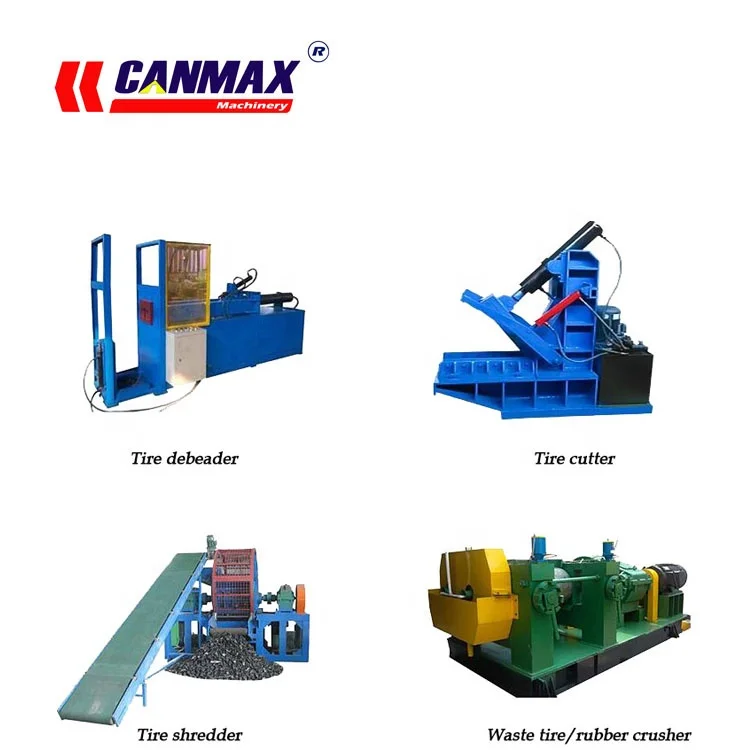 Whole Tire Shredder / Rubber And Plastic Shredder Machine / Wasted Tire Recycling Machine For Rubber Powder