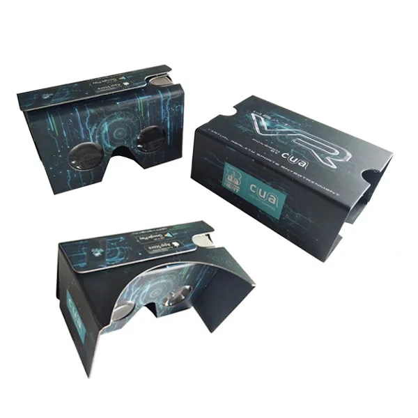  Пользовательская печать google cardboard v2.0 3D очки виртуальной