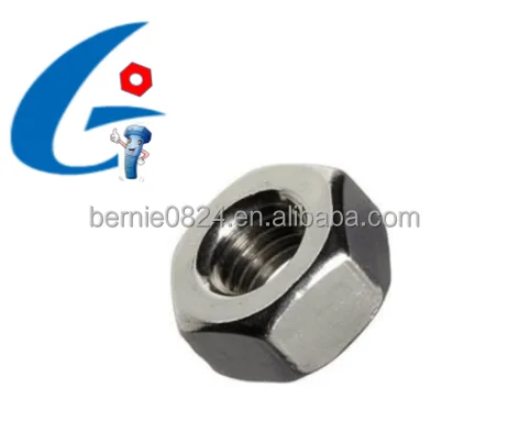 
A2-70 A2-80 A4 SS304 SS316 Stainless steel SS Hex Nut DIN934 
