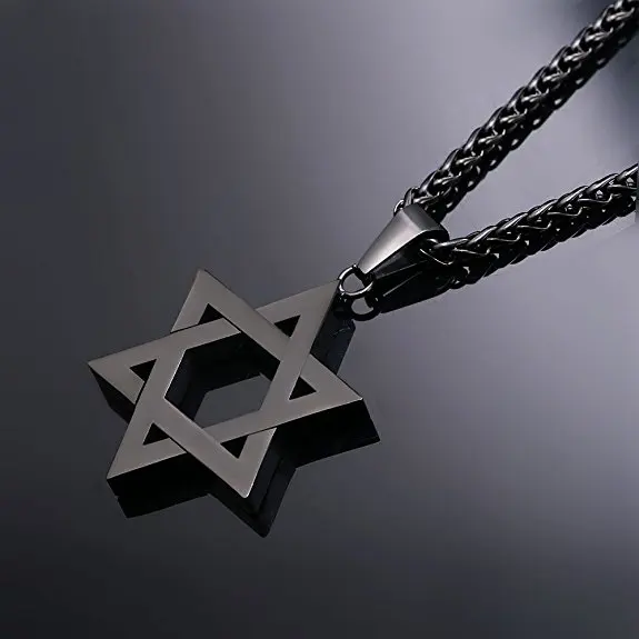 Wholesale Israel Jewish Star Of David Hollow Amulet Pendant