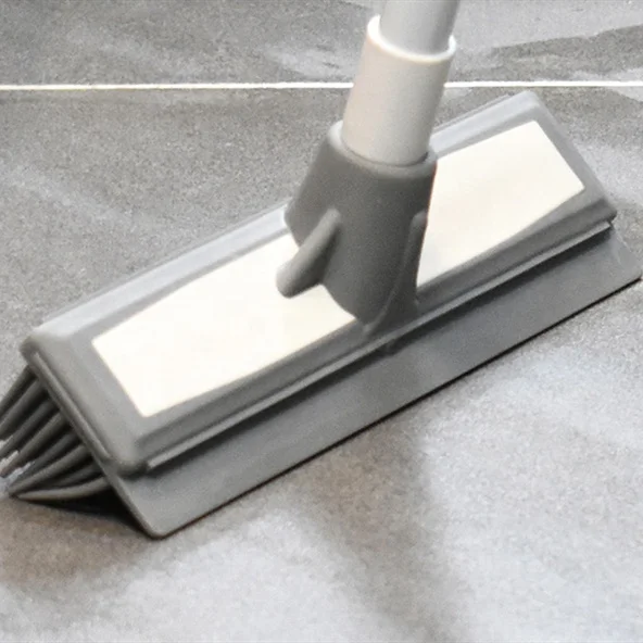 
Rubber Broom Pet Hair Lint Removal Device Telescopic Handle Rubber Bristles Magic Clean Sweeper 