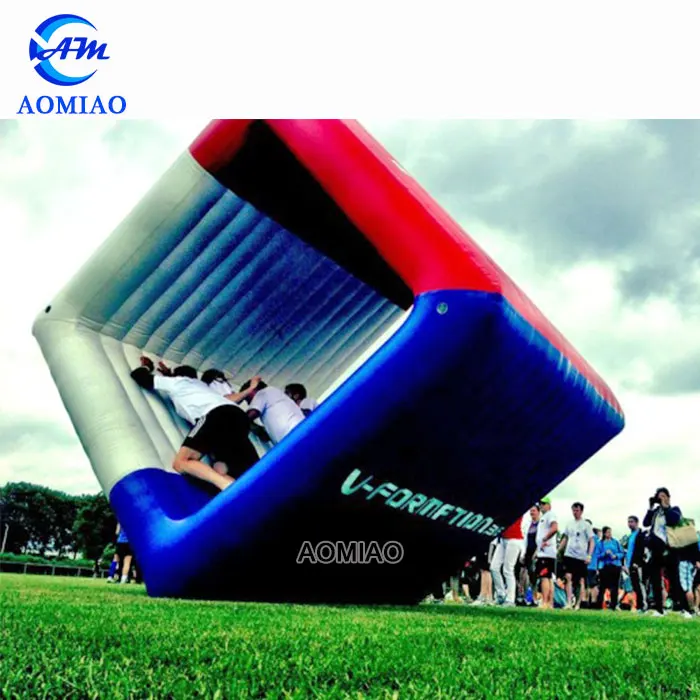 2024 New Product Outdoor Inflatable rolling game Inflatable Flip It Game Inflatable Team Building Game Cube Flip It for Sale