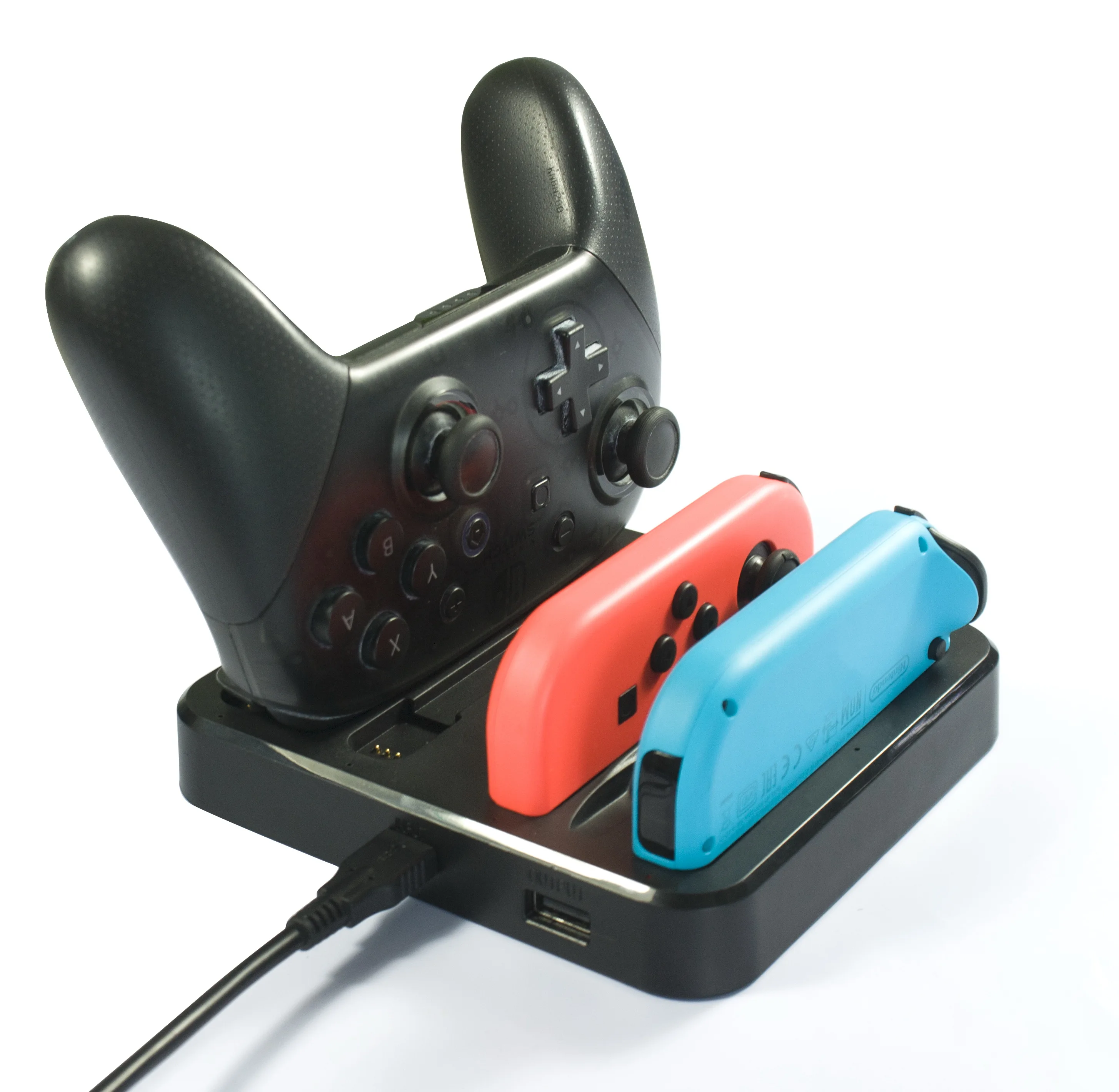2019 New Product 7 in 1 Charger Station for Nintendo Switch Controller with USB Type C port