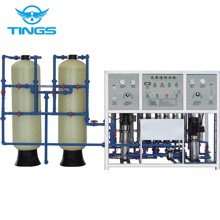 Tings RO-1000I reverse osmosis ro water treatment filtration/mineral water plants/reverse osmosis systems