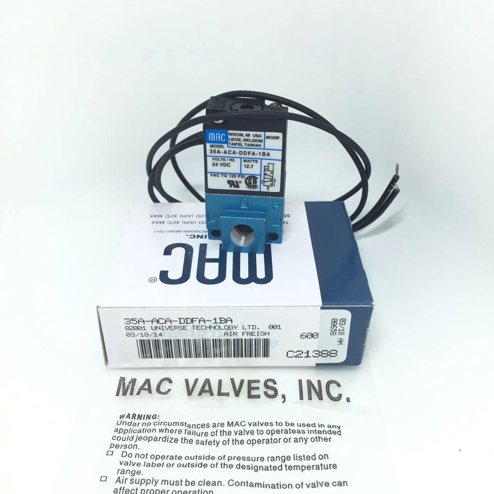  Электромагнитный клапан MAC