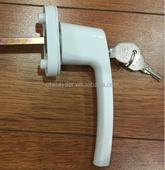 YE-UPH-01 UPVC profile window handle with security lock