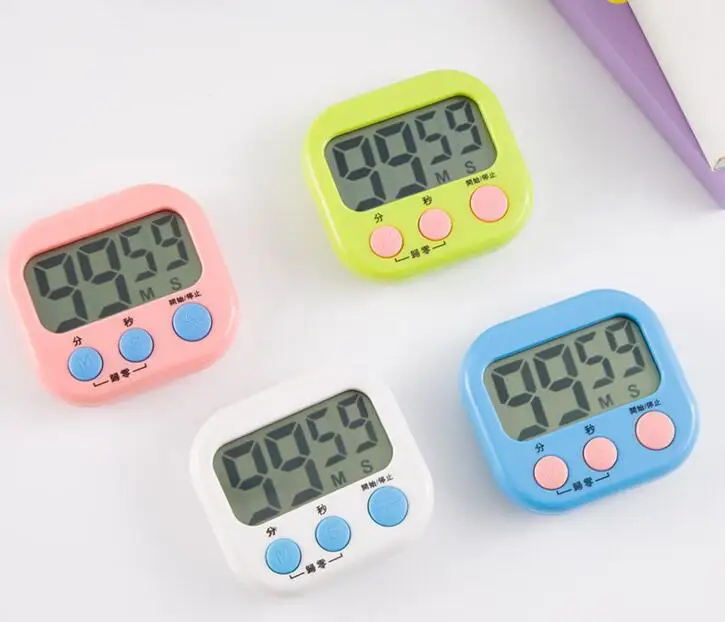 Kitchen Timers 99 minutes 59 seconds digital large LCD countdown timers