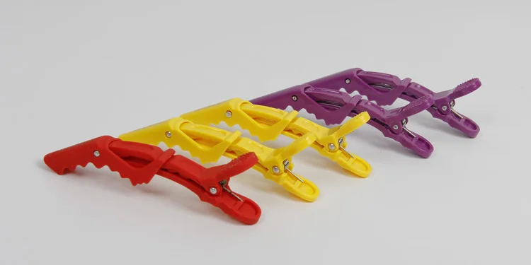 
Wholesale Hair Dressing Sectioning Clips Buber Duck Bill Clips With Customized Logo 