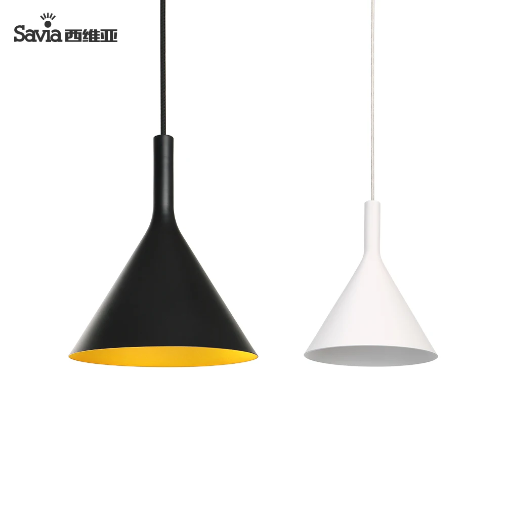 Savia modern indoor LED pendant lights aluminum ceiling hanging lamp 24W LED room ceiling hanging drop lamp for dining room