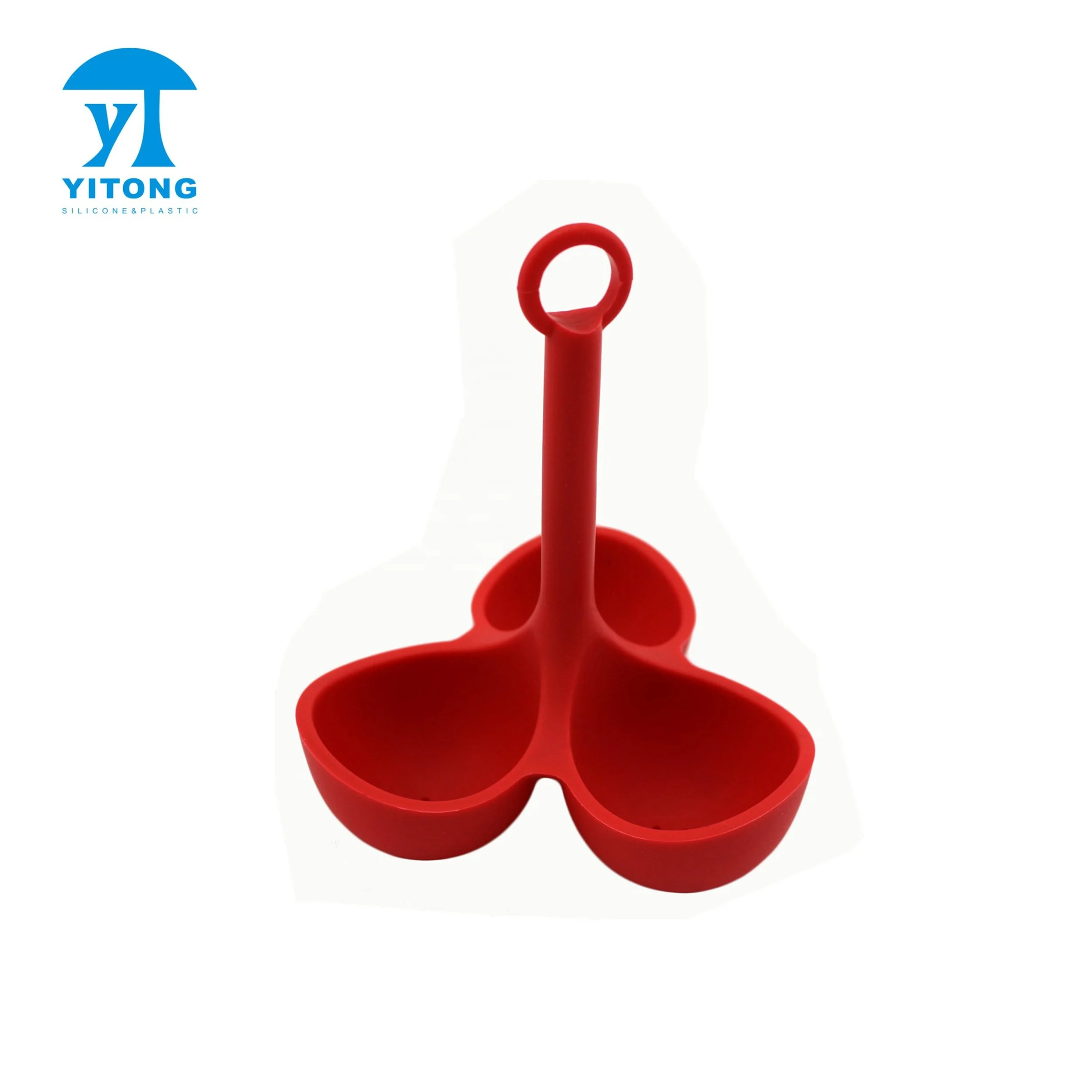 Food Safe Silicone Rubber Egg Poacher Boiled Egg Mold Silicone Perfect Poached Egg Maker - For Stove Top, Microwave and  Pot