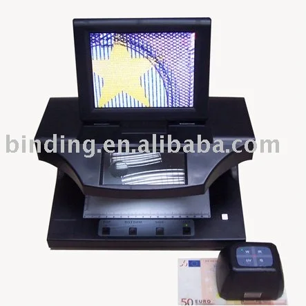 Professional Multi Currency Detector (R61) with UV,MG,IR,2 magnifiers,mouse etc.