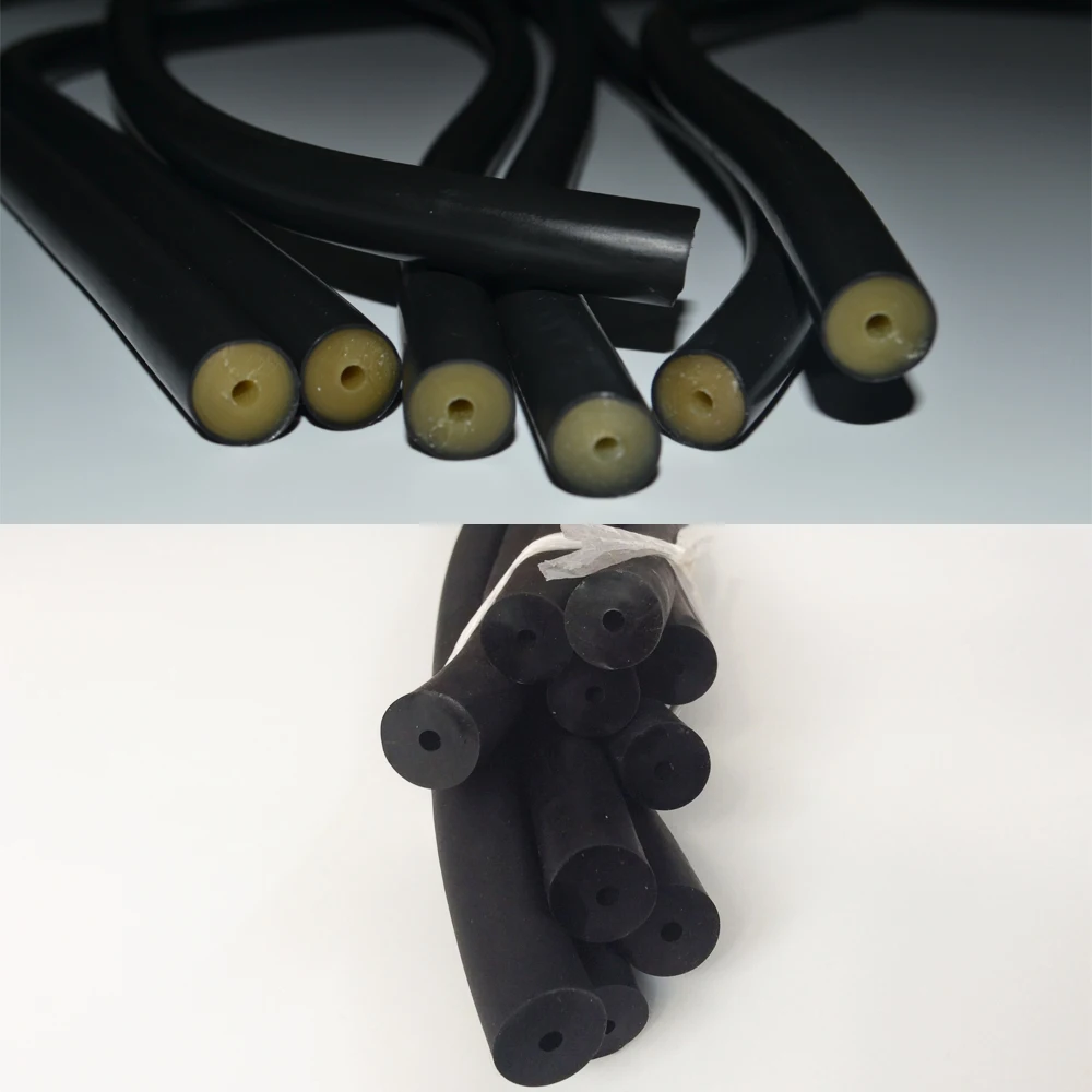 Черная резиновая трубка OD 5/8 дюйма для мощных лент для подводной охоты, 16 мм, латексная трубка для подводной охоты, трубка для подводной охоты