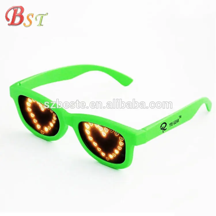 10% discounts CE SGS certification love heart diffraction glasses 3d