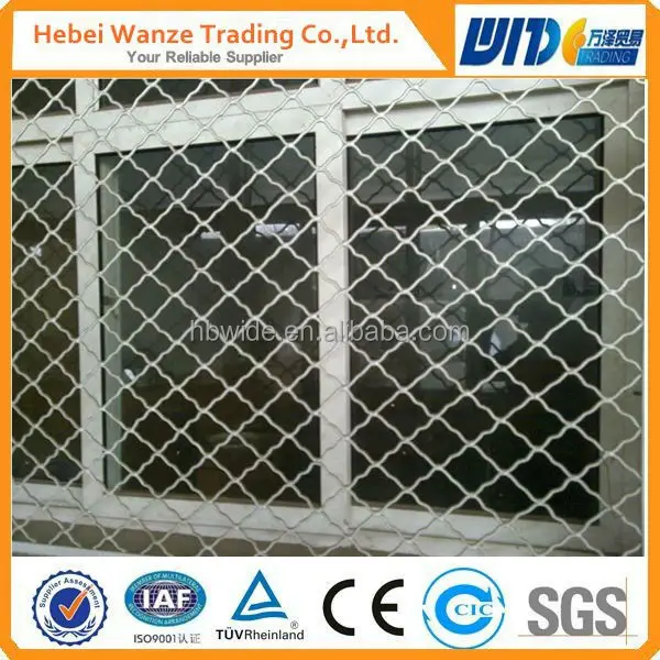 security wire mesh window guard/balcony guarding mesh/guard rail wire mesh