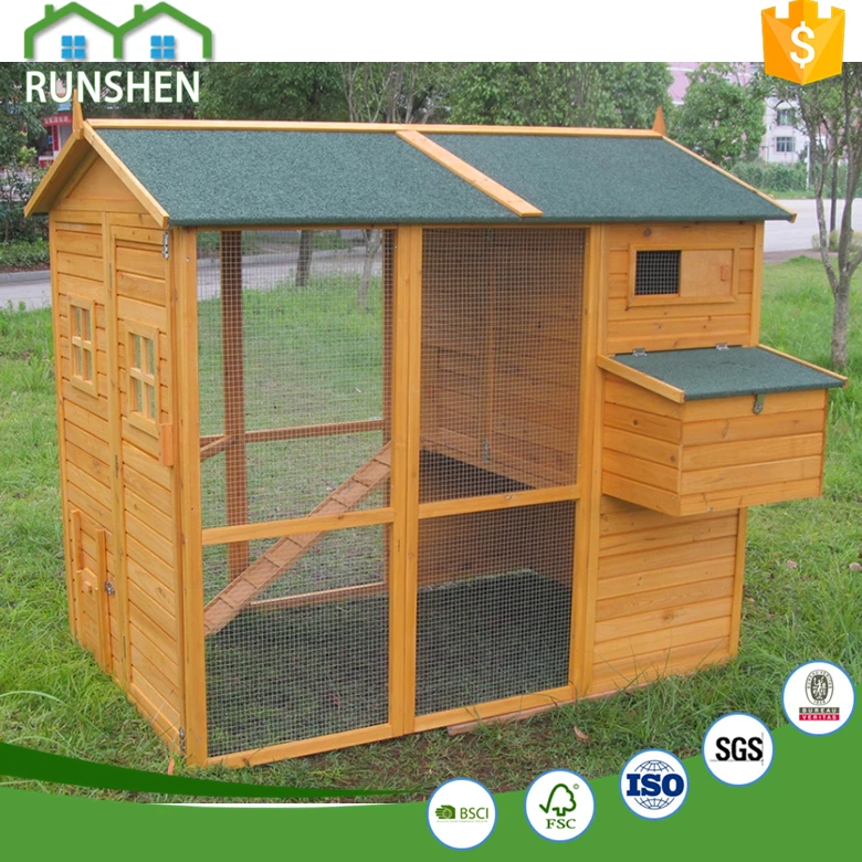 Hot Sale Wooden Chicken Coop Backyard Nest Box Wood Hen House Poultry Cage Hutch