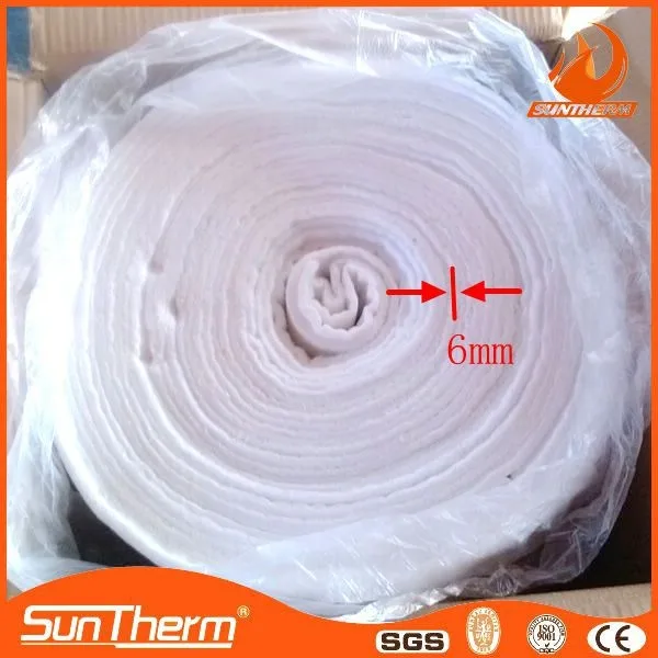 1260 керамического волокна одеяло открытый изоляции одеяло печи изоляции одеяло