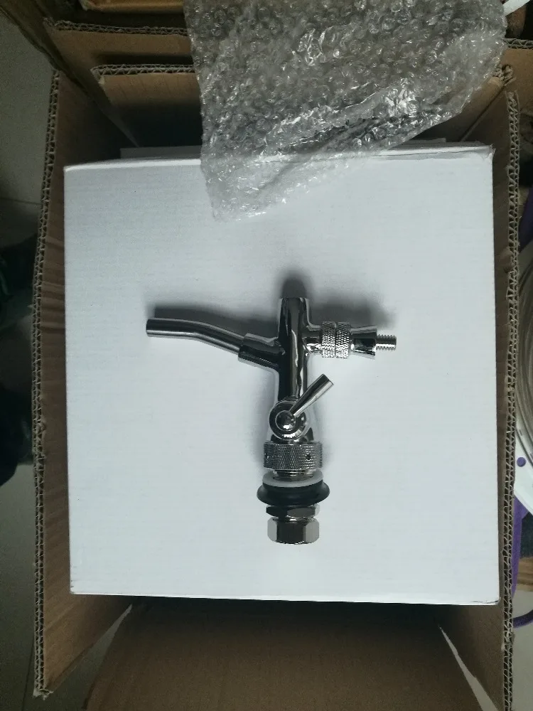 GSTA brass electroplating polishing beer faucet for beer column /beer keg