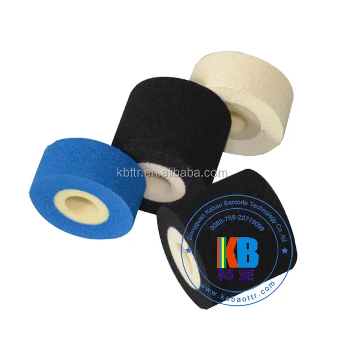 35*30 Black color Date Coder stamping machine solid Hot ink roller