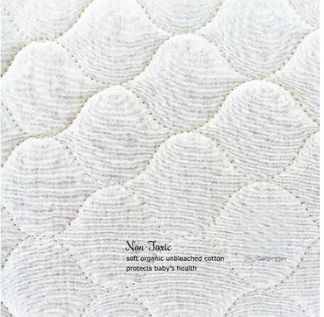 
Washable Bed Bug Quilted Baby WaterProof Bamboo Crib Mattress Protector 