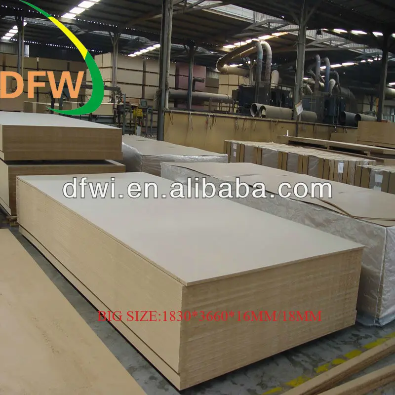 MDF with special size 1830*2440mm/1830*2745mm/1830*3600mm
