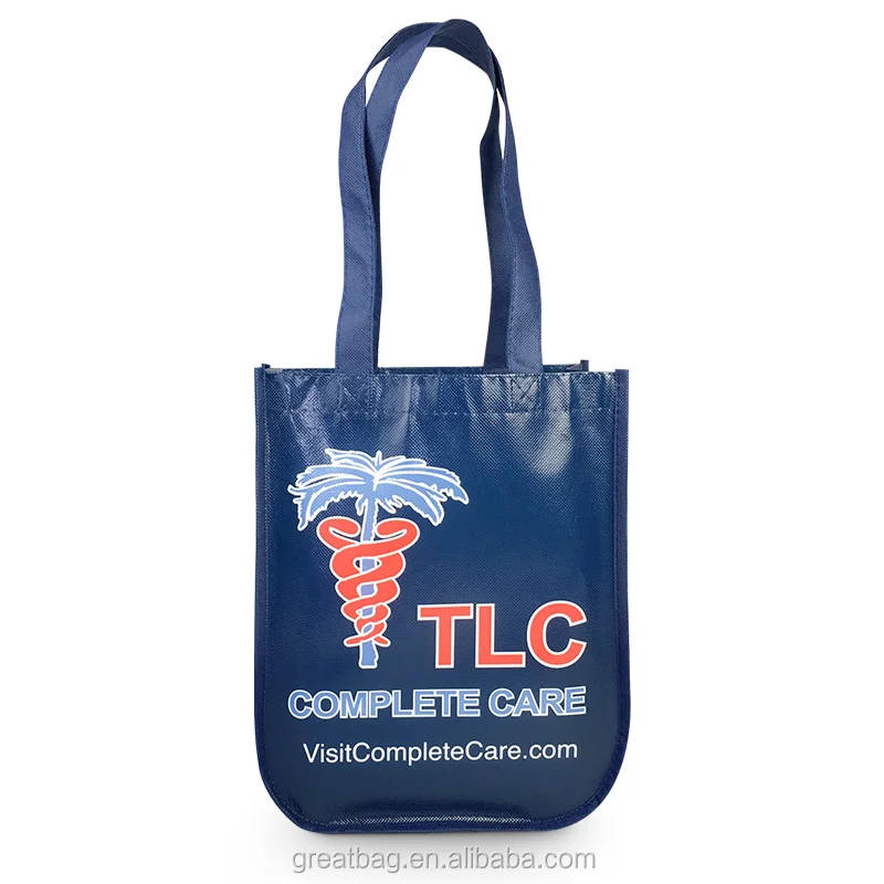 laminated lululemon style non woven shopping bag