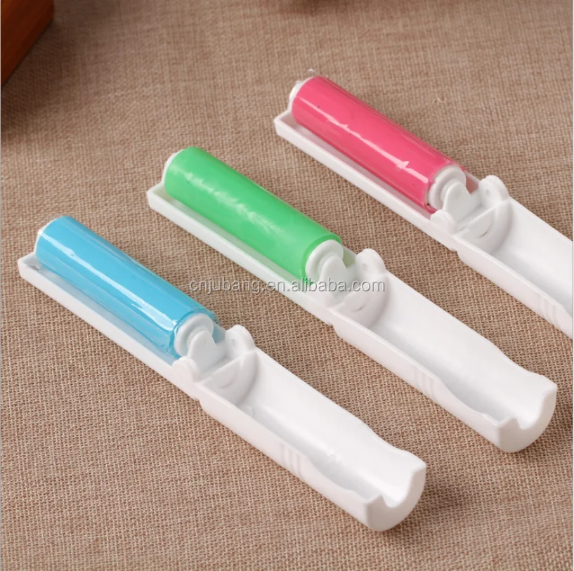 Wholesale foldable washable sticky lint roller for dust cloths / cloth sticky roller brush