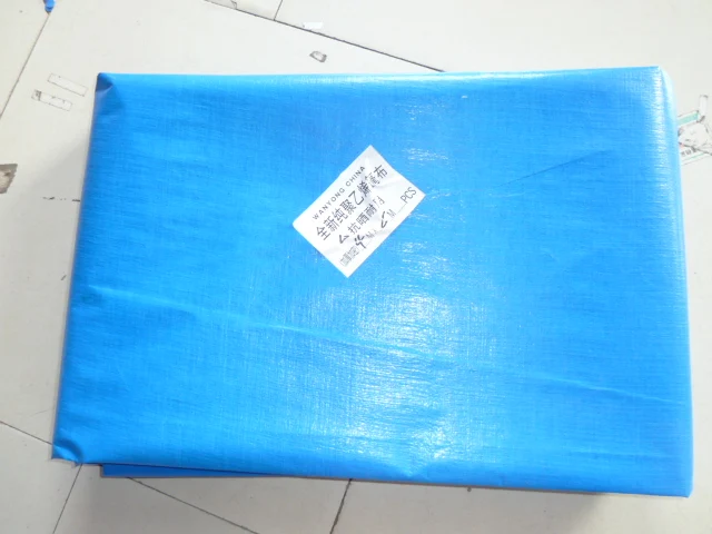 14X14 Mesh Blue Polythene Tarp for Garden Canopy