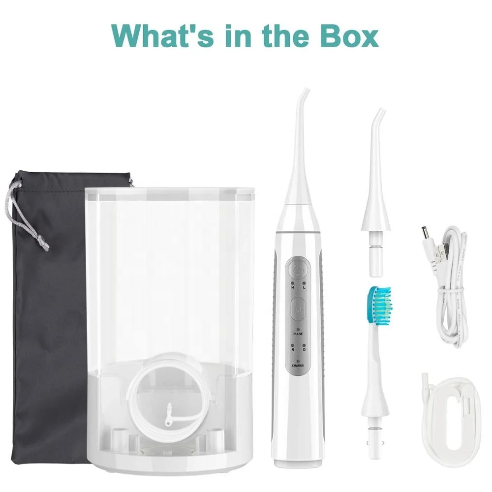 
2 IN 1 Dental Floss Dental Oral Irrigator With 800ML Water Tank Family Use Water Flosser 