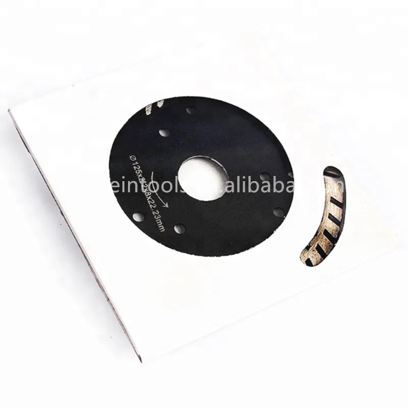 Diamond Cutting Disc Saw Blade Stone Granite Marble Brick Tile Concrete With Slant Protection Teeth