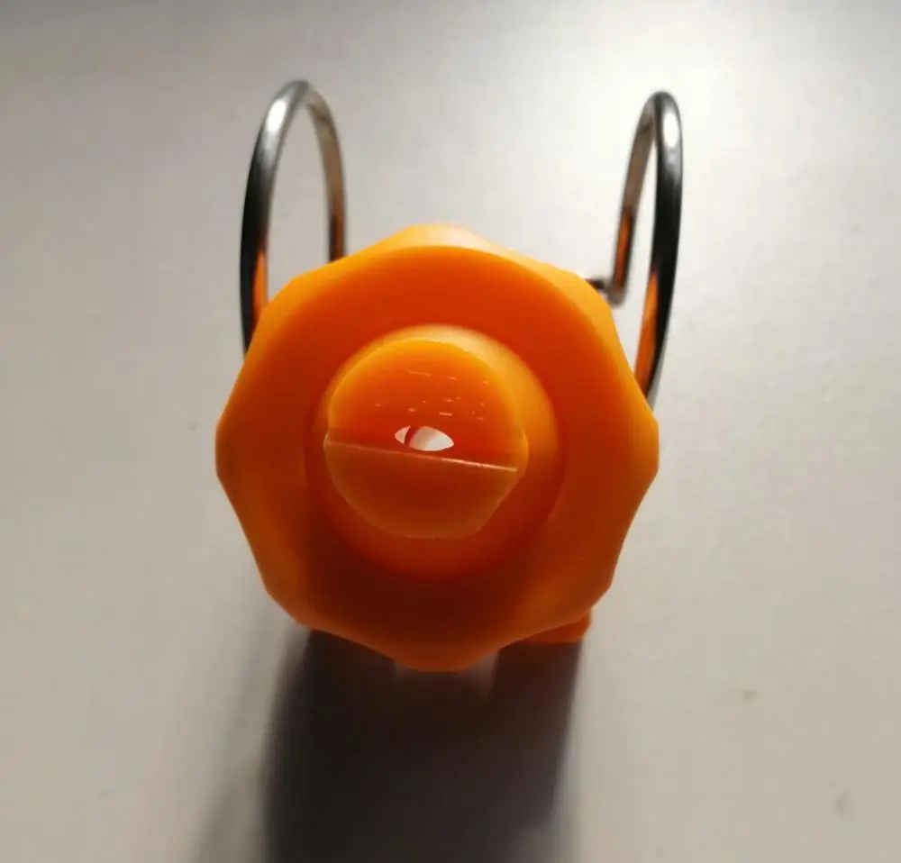 PP plastic clip nozzle Industrial spray cleaning Clamp flat fan