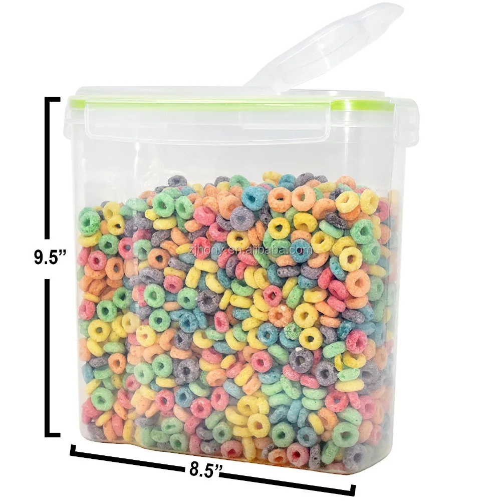 Cereal Container Airtight Watertight - Cereal Dispenser Storage Keeper 16.9 Cup 135.5oz - 2 Pack