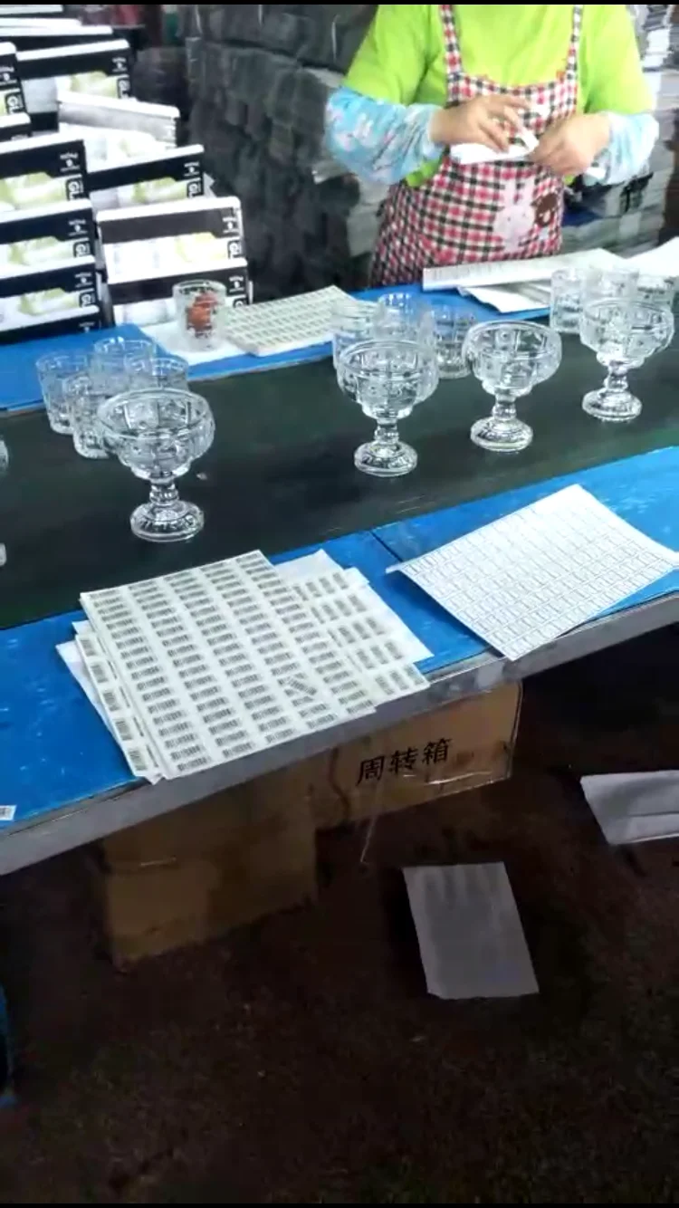 5pcs set salad glass bowl